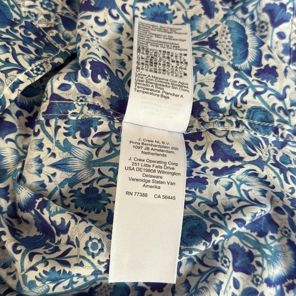 JCrew Ruffle-trim button-up shirt in Liberty® Lodden fabric - Picture 11 of 11